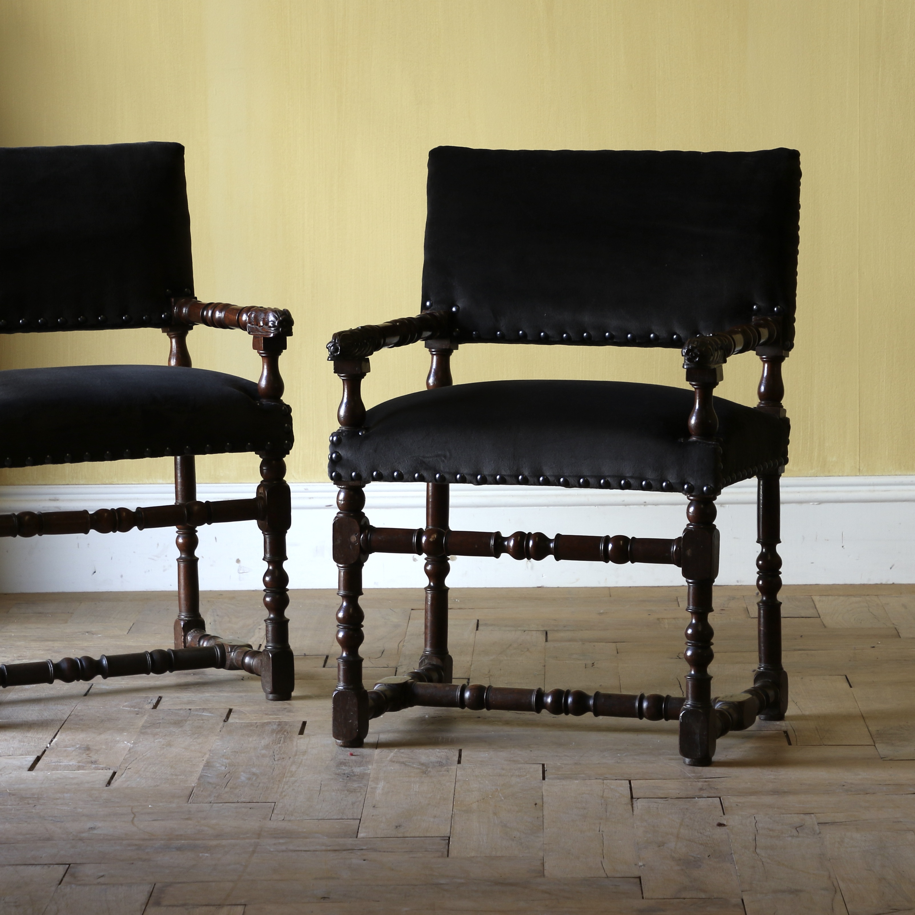 Pair of Early English Chairs
